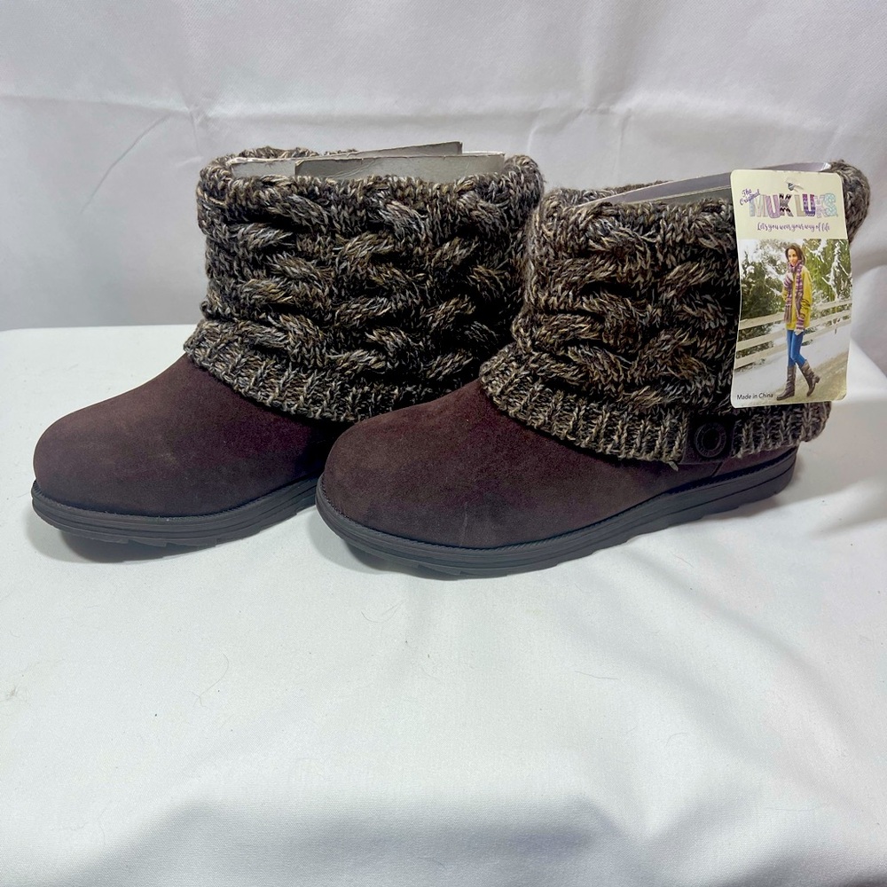 Muk Luk Knint Cuff Ankle Boots hard body